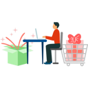 پیش‌نمایش فایل boy-is-doing-online-shopping-10767290 از پک سفارش آنلاین