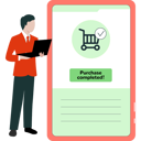پیش‌نمایش فایل boy-is-looking-at-a-shopping-completion-message-10767285 از پک سفارش آنلاین
