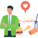 پیش‌نمایش فایل boy-is-order-fast-food-online-10767366 از پک سفارش آنلاین