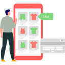 پیش‌نمایش فایل boy-is-pointing-at-the-clothes-on-the-mobile-10767325 از پک سفارش آنلاین