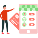 پیش‌نمایش فایل boy-is-pointing-at-the-online-shopping-10767256 از پک سفارش آنلاین