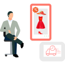 پیش‌نمایش فایل boy-is-purchasing-clothes-online-10767362 از پک سفارش آنلاین