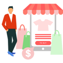 پیش‌نمایش فایل boy-is-purchasing-online-clothes-10767289 از پک سفارش آنلاین