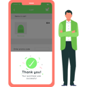 پیش‌نمایش فایل boy-is-showing-thank-you-popup-on-mobile-10767336 از پک سفارش آنلاین