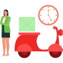 پیش‌نمایش فایل delivery-girl-does-timely-delivery-10767329 از پک سفارش آنلاین