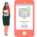 پیش‌نمایش فایل girl-is-adding-items-in-her-cart-10767331 از پک سفارش آنلاین
