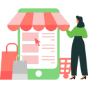 پیش‌نمایش فایل girl-is-browsing-online-store-on-mobile-10767264 از پک سفارش آنلاین