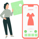 پیش‌نمایش فایل girl-is-looking-for-clothes-online-10767263 از پک سفارش آنلاین