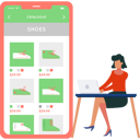 پیش‌نمایش فایل girl-is-purchasing-footwear-online-10767332 از پک سفارش آنلاین