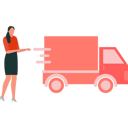 پیش‌نمایش فایل girl-is-showing-the-delivery-truck-10767274 از پک سفارش آنلاین