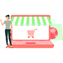 پیش‌نمایش فایل girl-is-talking-about-internet-shopping-10767357 از پک سفارش آنلاین