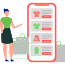 پیش‌نمایش فایل girl-is-talking-about-products-online-10767246 از پک سفارش آنلاین