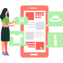 پیش‌نمایش فایل girl-is-telling-about-online-order-on-mobile-10767267 از پک سفارش آنلاین