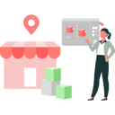 پیش‌نمایش فایل girl-is-telling-the-location-of-the-parcel-10767342 از پک سفارش آنلاین