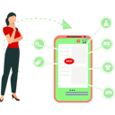 پیش‌نمایش فایل girl-is-thinking-about-the-online-sale-10767361 از پک سفارش آنلاین