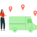 پیش‌نمایش فایل girl-is-tracking-the-online-order-10767272 از پک سفارش آنلاین