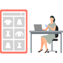 پیش‌نمایش فایل girl-is-using-laptop-for-online-shopping-10767352 از پک سفارش آنلاین