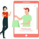 پیش‌نمایش فایل girl-makes-online-purchase-successful-10767343 از پک سفارش آنلاین