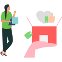 پیش‌نمایش فایل girl-orders-coffee-online-10767335 از پک سفارش آنلاین