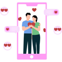 پیش‌نمایش فایل couple-is-happy-with-their-online-relationship-10752961 از پک دوستیابی آنلاین