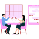 پیش‌نمایش فایل girl-and-a-boy-are-having-a-romantic-dinner-10752964 از پک دوستیابی آنلاین