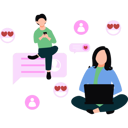 پیش‌نمایش فایل girl-and-a-boy-are-having-conversation-online-10752939 از پک دوستیابی آنلاین