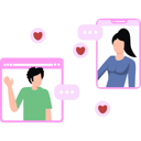 پیش‌نمایش فایل girl-and-boy-in-relationship-are-talking-online-10752921 از پک دوستیابی آنلاین