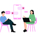 پیش‌نمایش فایل girl-is-chatting-online-with-a-guy-on-laptop-10752934 از پک دوستیابی آنلاین