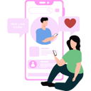 پیش‌نمایش فایل girl-is-looking-at-guys-profile-on-an-online-dating-app-10752946 از پک دوستیابی آنلاین