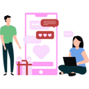 پیش‌نمایش فایل girl-is-talking-online-with-boy-10752945 از پک دوستیابی آنلاین