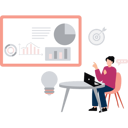 پیش‌نمایش فایل boy-is-talking-about-graphs-on-laptop-10749245 از پک استراتژی‌های بازاریابی