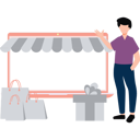 پیش‌نمایش فایل boy-is-telling-about-the-online-shopping-10749238 از پک استراتژی‌های بازاریابی