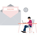 پیش‌نمایش فایل boy-is-working-on-a-mail-subscription-10749271 از پک استراتژی‌های بازاریابی