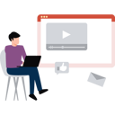 پیش‌نمایش فایل boy-is-working-on-video-on-laptop-10749274 از پک استراتژی‌های بازاریابی