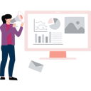 پیش‌نمایش فایل girl-is-announcing-the-marketing-strategy-10749242 از پک استراتژی‌های بازاریابی
