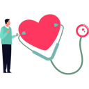 پیش‌نمایش فایل boy-is-looking-at-the-heart-with-stethoscope-10748999 از پک روز جهانی قلب