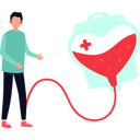 پیش‌نمایش فایل boy-shows-blood-bag-10748976 از پک روز جهانی قلب