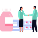 پیش‌نمایش فایل doctor-prescribes-medicines-to-patient-10748967 از پک روز جهانی قلب