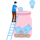 پیش‌نمایش فایل boy-saves-money-in-jar-10749196 از پک عملیات وام‌دهی