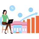 پیش‌نمایش فایل businesswoman-takes-business-loan-10749170 از پک عملیات وام‌دهی