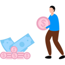 پیش‌نمایش فایل client-holds-dollar-coin-10749140 از پک عملیات وام‌دهی