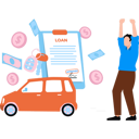 پیش‌نمایش فایل client-takes-loan-on-new-car-10749142 از پک عملیات وام‌دهی