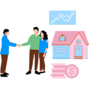پیش‌نمایش فایل couple-takes-home-loan-10749202 از پک عملیات وام‌دهی