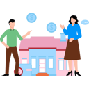 پیش‌نمایش فایل couple-takes-loan-for-new-house-10749176 از پک عملیات وام‌دهی
