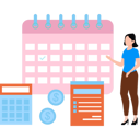 پیش‌نمایش فایل employee-calculates-business-finances-10749178 از پک عملیات وام‌دهی