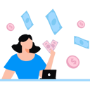 پیش‌نمایش فایل employee-manages-cashflow-in-company-10749199 از پک عملیات وام‌دهی