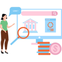 پیش‌نمایش فایل girl-is-telling-about-loan-on-the-monitor-10749189 از پک عملیات وام‌دهی