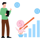 پیش‌نمایش فایل guy-is-talking-about-the-development-for-the-business-10749135 از پک عملیات وام‌دهی