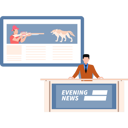 پیش‌نمایش فایل anchor-is-telling-about-the-wild-news-10749066 از پک روزنامه‌نگار