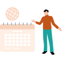 پیش‌نمایش فایل boy-is-showing-a-calendar-10749078 از پک روزنامه‌نگار